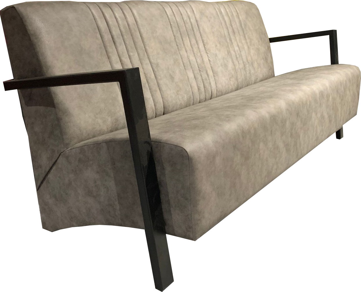 Lounge Sofa "Pera-Vintage" mit Metall Armlehnen