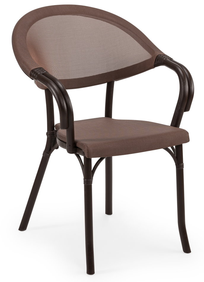 Outdoor Terrassenstuhl "Flash" brown wenge