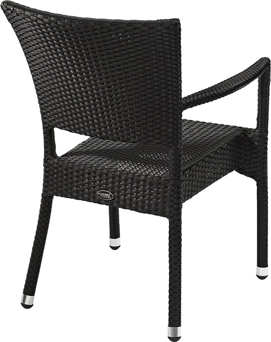Outdoor Terrassen Stuhl "Magna schwarz"