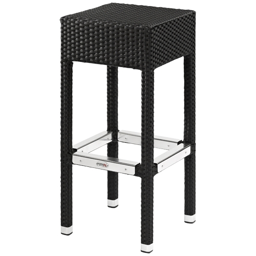 Outdoor Terrassen Barhocker "Finca black"