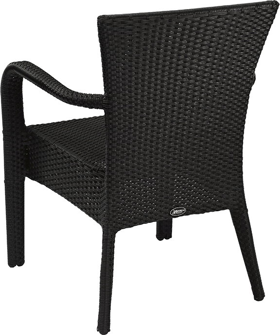 Outdoor Terrassen Stuhl "Porta schwarz"