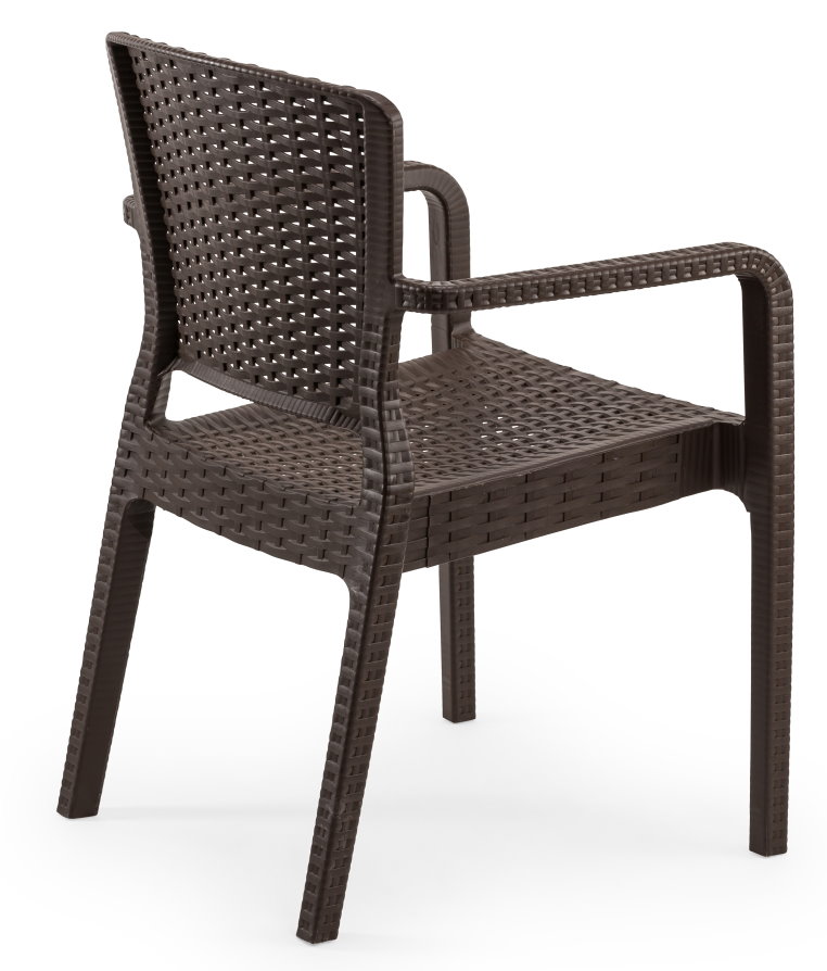 Outdoor Terrassenstuhl "Antares-Arm" wenge