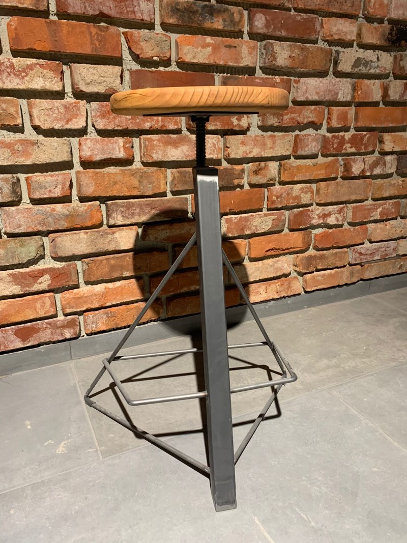 OUTLET Vintage Industrial Barhocker "Stainless"