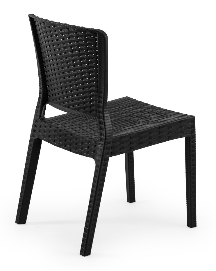 Outdoor Terrassenstuhl "Antares" black
