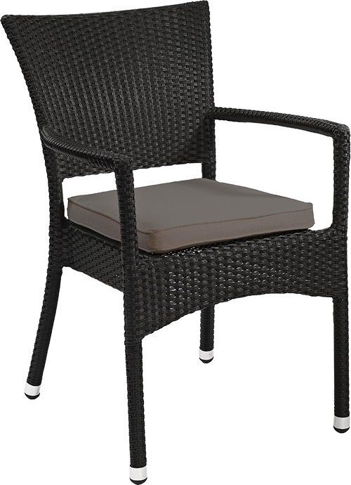 Outdoor Terrassen Stuhl "Magna schwarz"