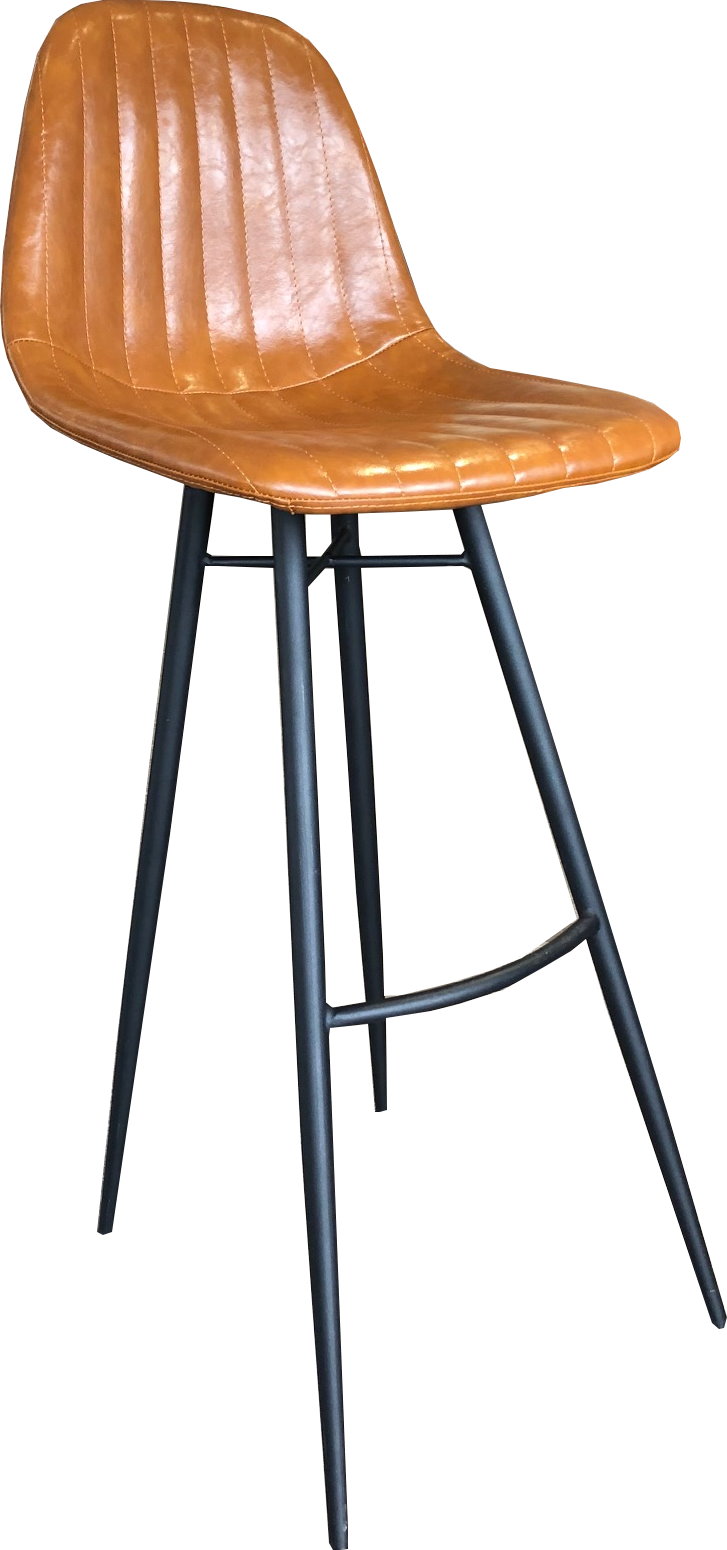 Vintage Metall Barhocker "Nero - Bar"