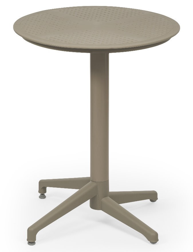 Outdoor Tischkombination "Moon" 60Ø klappbar mink
