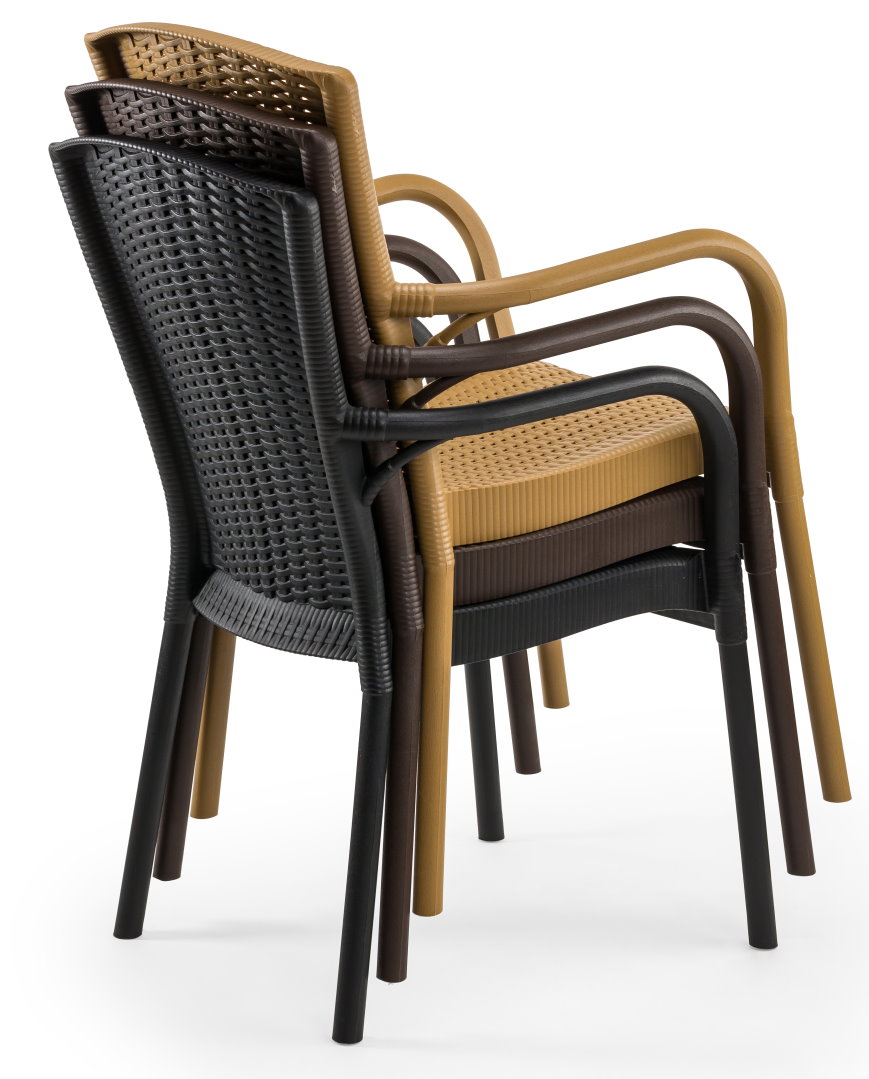 Outdoor Terrassenstuhl "Royal" wenge