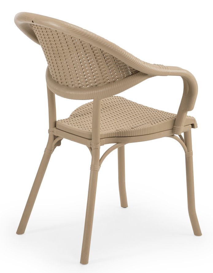 Outdoor Terrassenstuhl "Flash-R" coffee