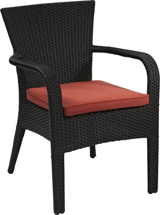 Outdoor Terrassen Stuhl "Porta schwarz"