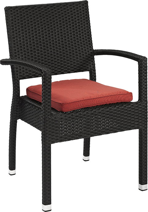 Outdoor Terrassen Stuhl "Sun schwarz"
