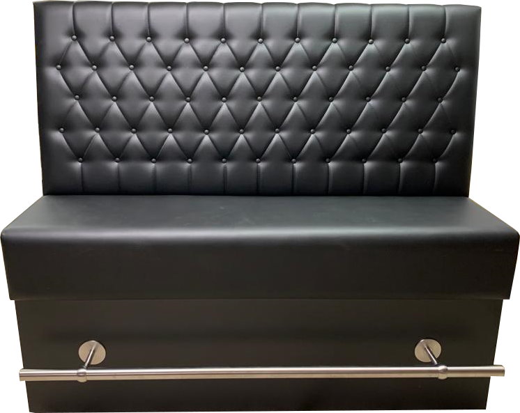 Banksystem als Hochbank "Chesterfield" von vorne