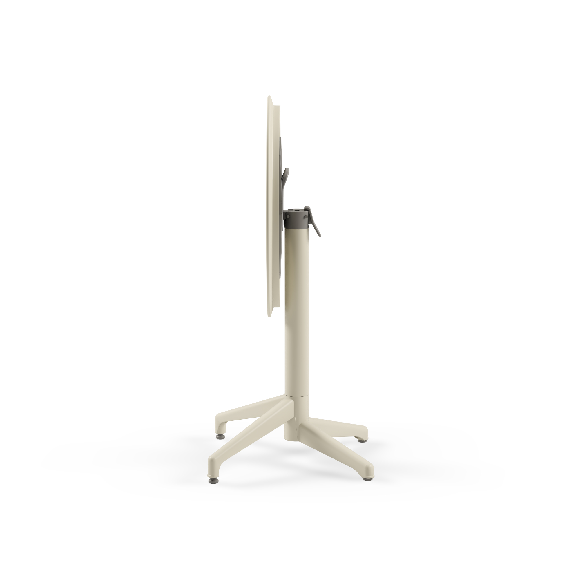 Outdoor Tischkombination "Moon" 60Ø klappbar beige
