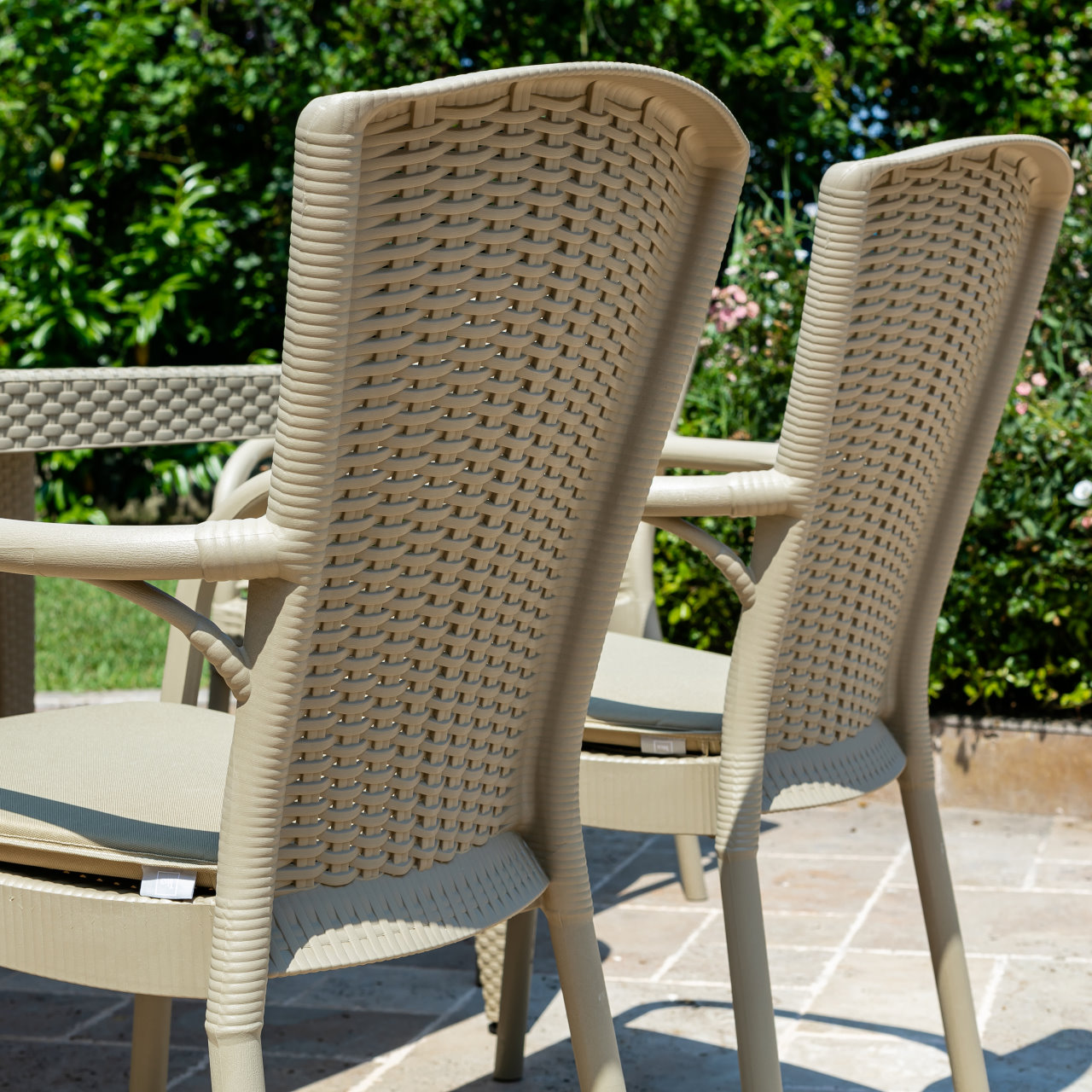 Outdoor Terrassenstuhl "Royal" coffee