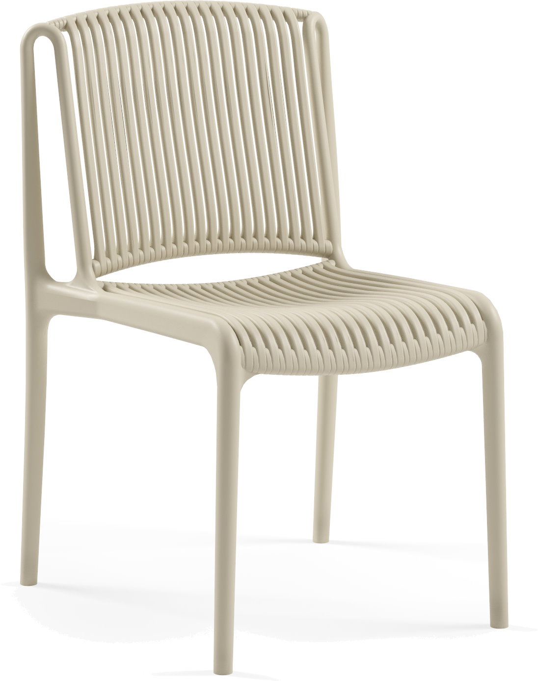 Outdoor Terrassenstuhl "Ness" beige