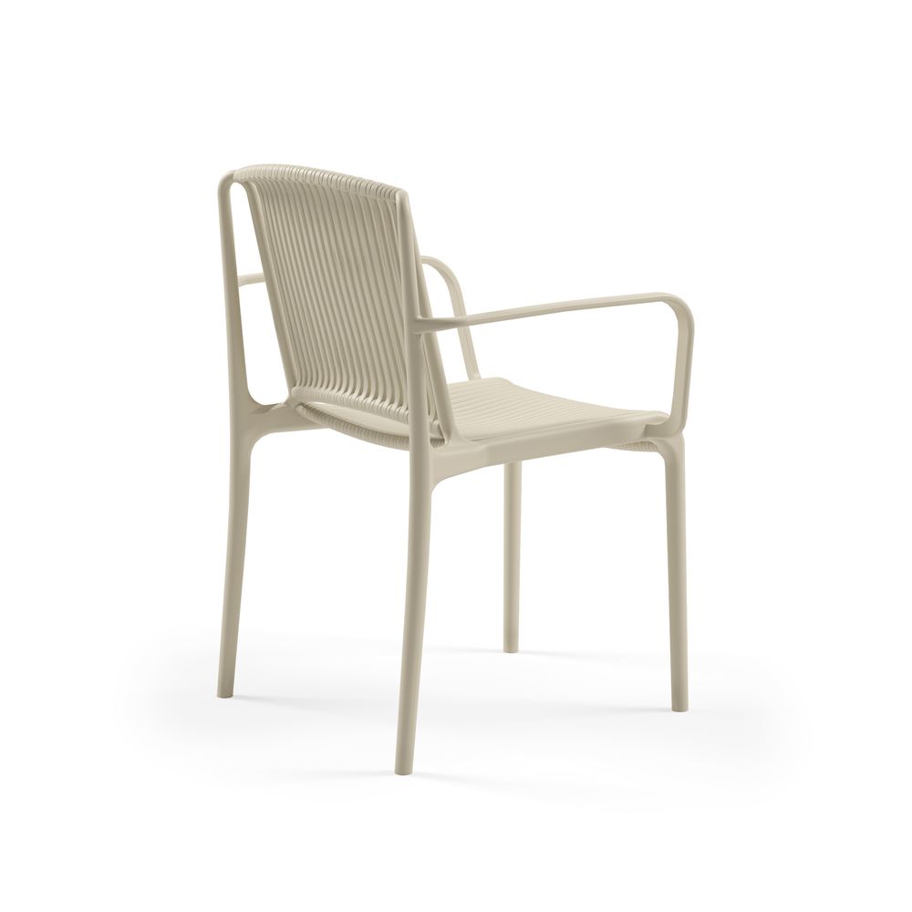 Outdoor Terrassenstuhl "Ness" beige