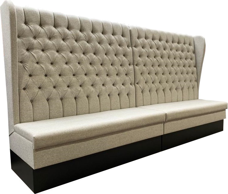 Flügelbank "Chesterfield" ab. 150cm Länge