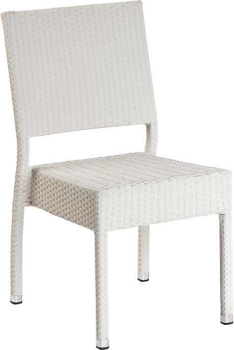 Outdoor Terrassen Stuhl "Jupiter weiß"