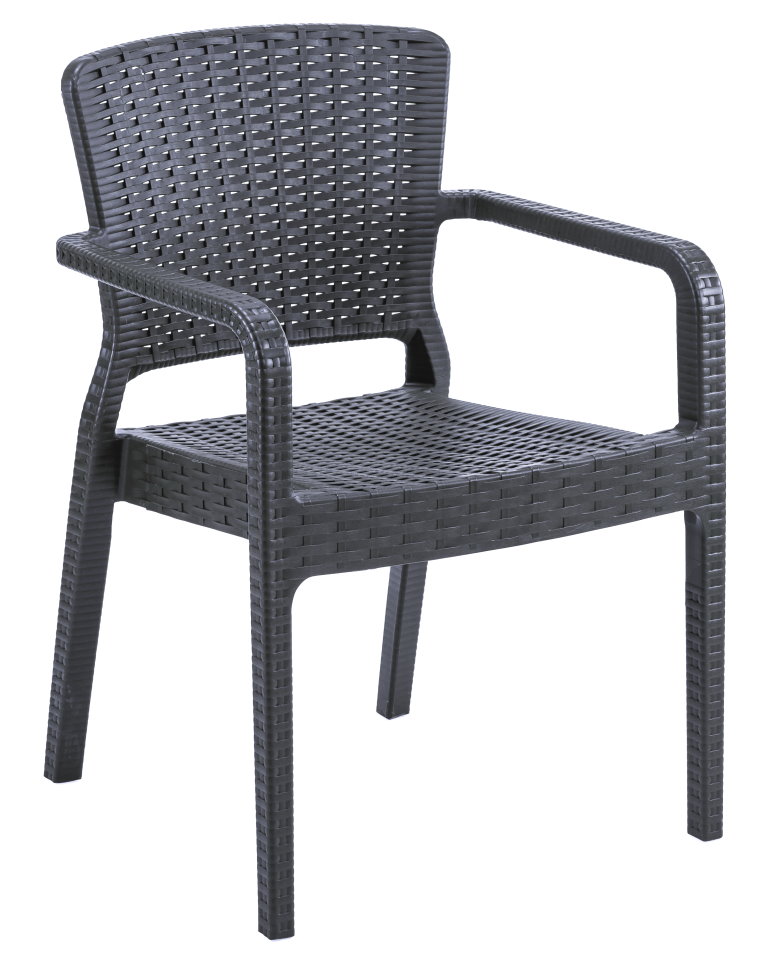 Outdoor Terrassenstuhl "Antares-Arm" anthrazit