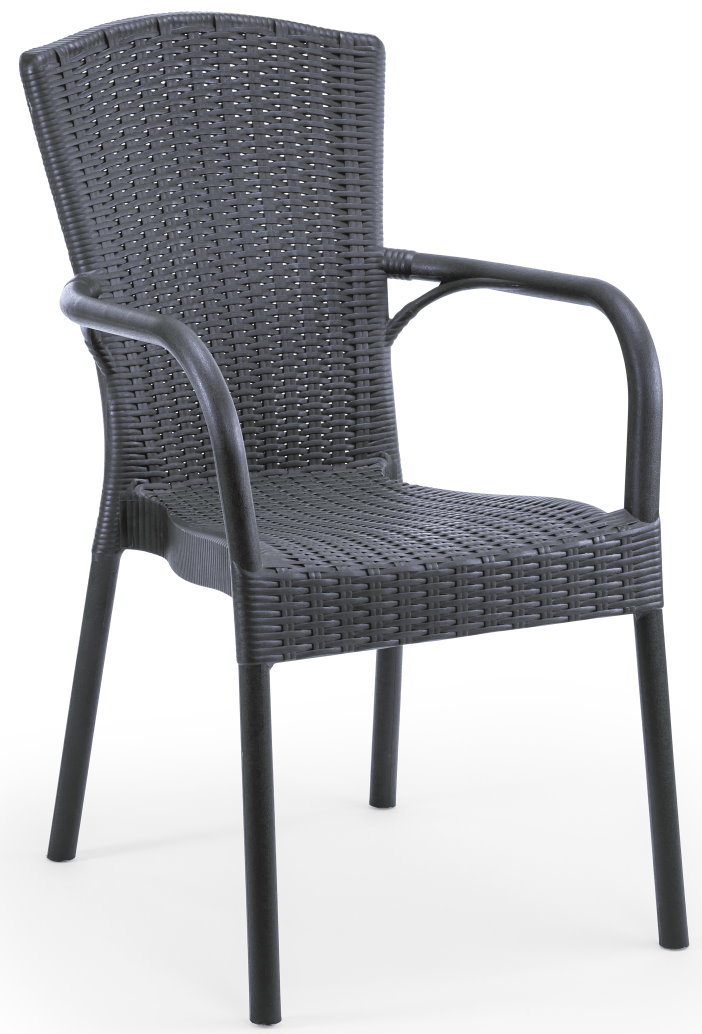 Outdoor Terrassenstuhl "Royal" anthrazit