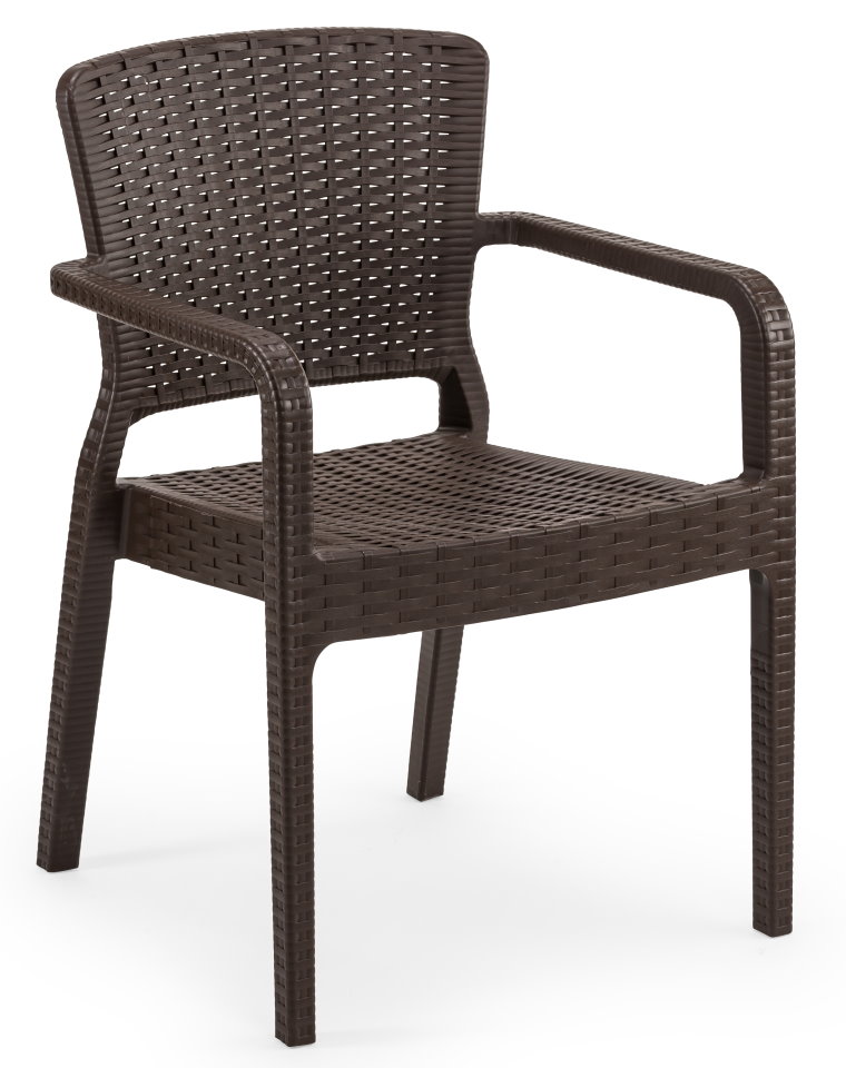 Outdoor Terrassenstuhl "Antares-Arm" wenge
