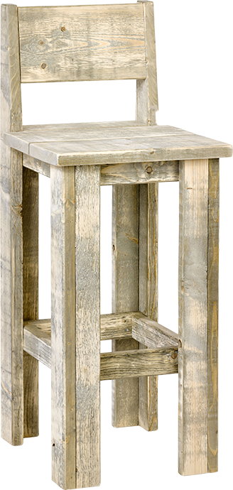 Bauholz Terrassen Barhocker "Natur 03"