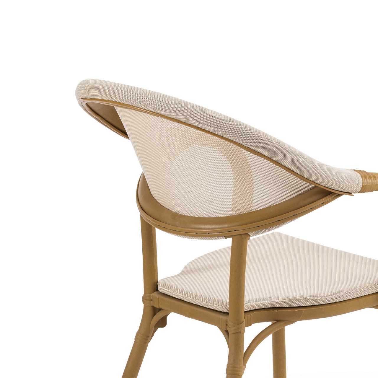 Outdoor Terrassenstuhl "Flash" wood beige