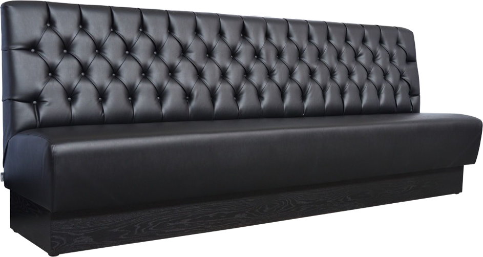 Banksystem mit Sockel "Chesterfield Kapitone"