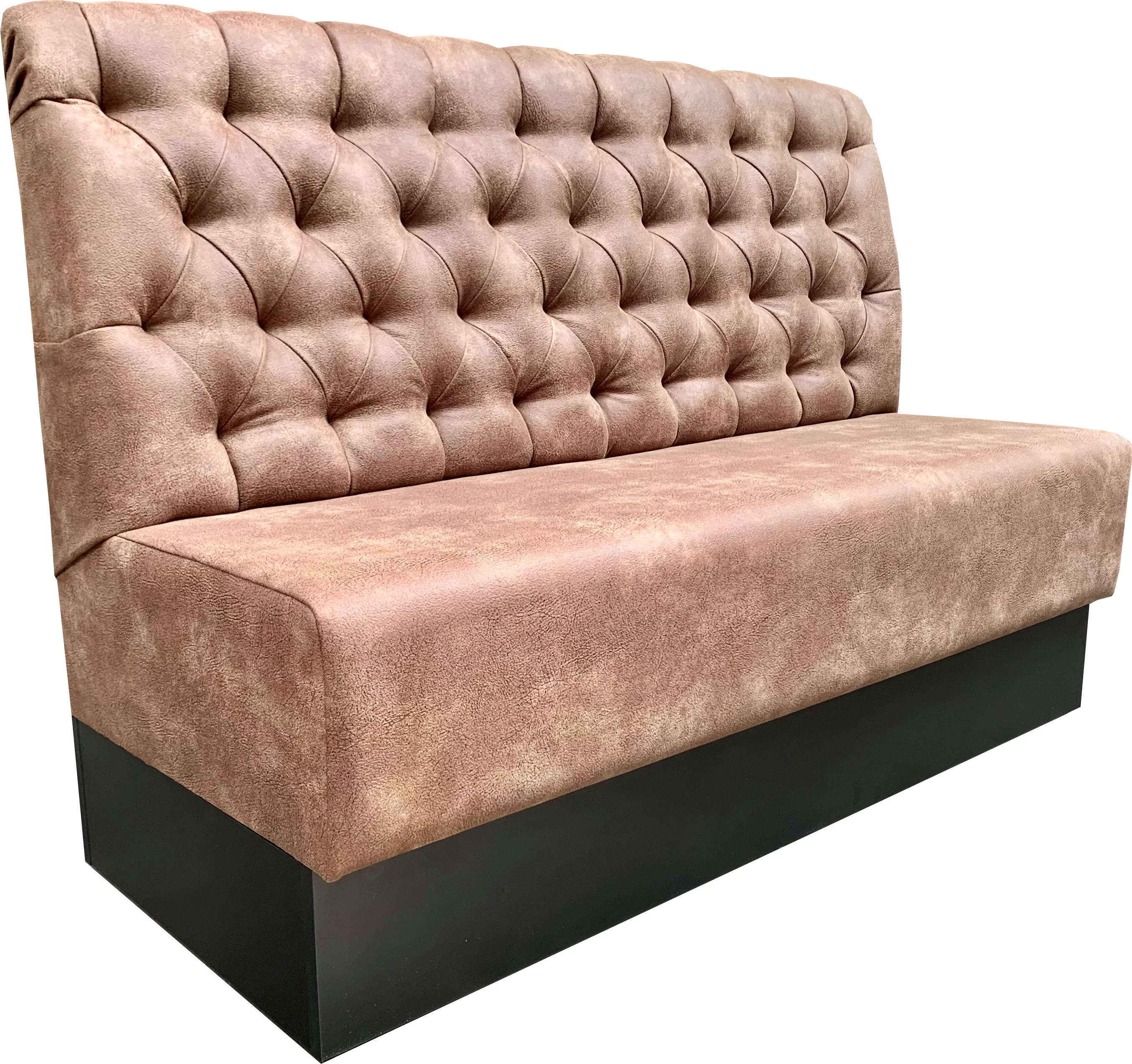 Banksystem mit Sockel "Chesterfield Kapitone"