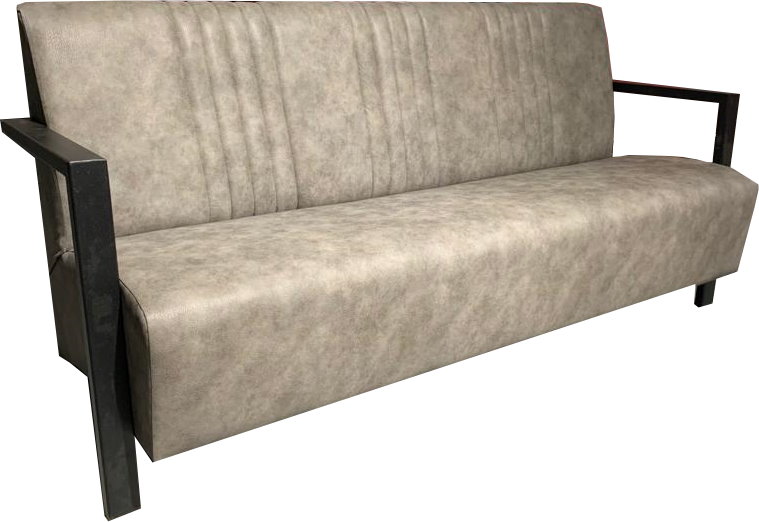 Lounge Sofa "Pera-Vintage" mit Metall Armlehnen