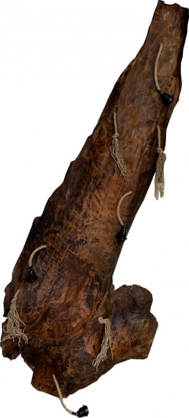 Hängelampe Natural Vintage Massivholz "Baumstamm-L" Unikat