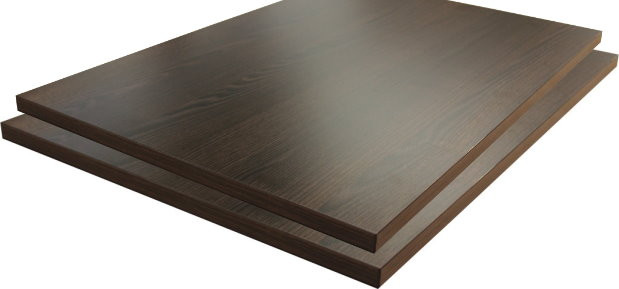 Tischplatte Holzplatte Holzzuschnitt WEISS RAL 9003 beschichtet 25 mm ABS-Kante 