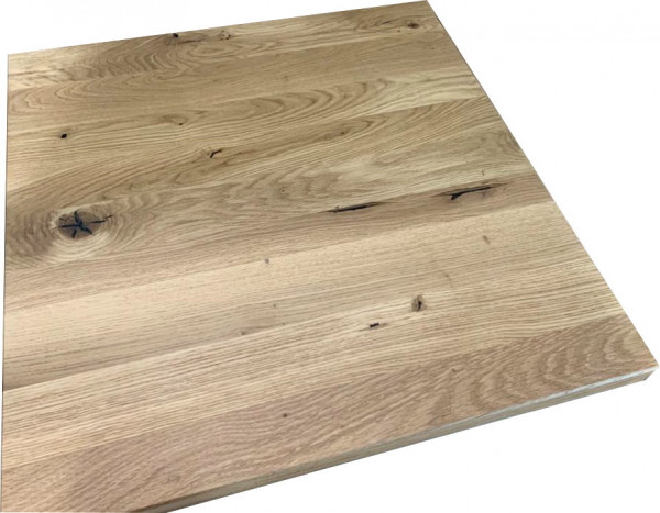 Tischplatte Asteiche Voll-Massivholz, 40mm